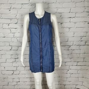 Acne Nautical Denim Mini Dress